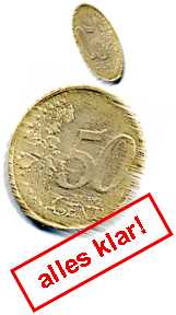 50 cent alles klar