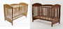 Babybett (Kinderbett) aus massivem Buchenholz.